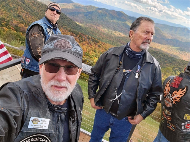 2023 Oct 14 After Chapter Meeting Looking For Color Photos at Smoky Mountain HOG
