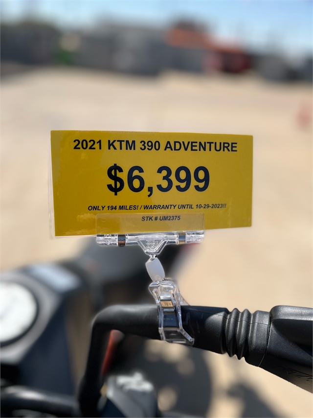 2021 KTM Adventure 390 at Wild West Motoplex