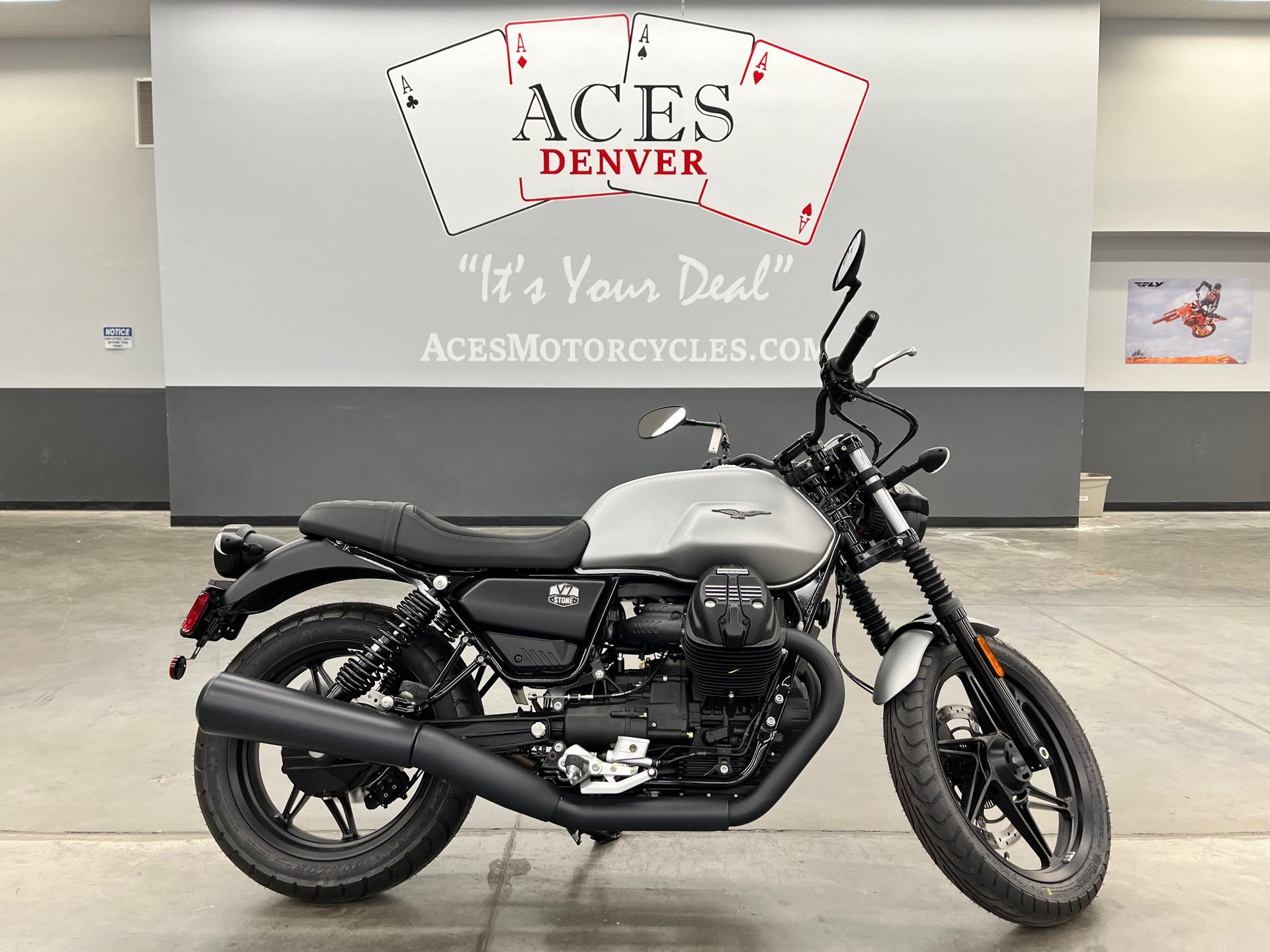 2022 Moto Guzzi V7 Stone E5 at Aces Motorcycles - Denver