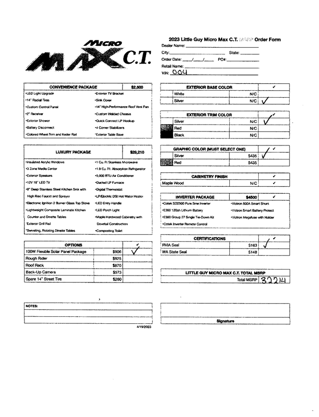 2024 LITTLE GUY MICRO MAX at Prosser's Premium RV Outlet