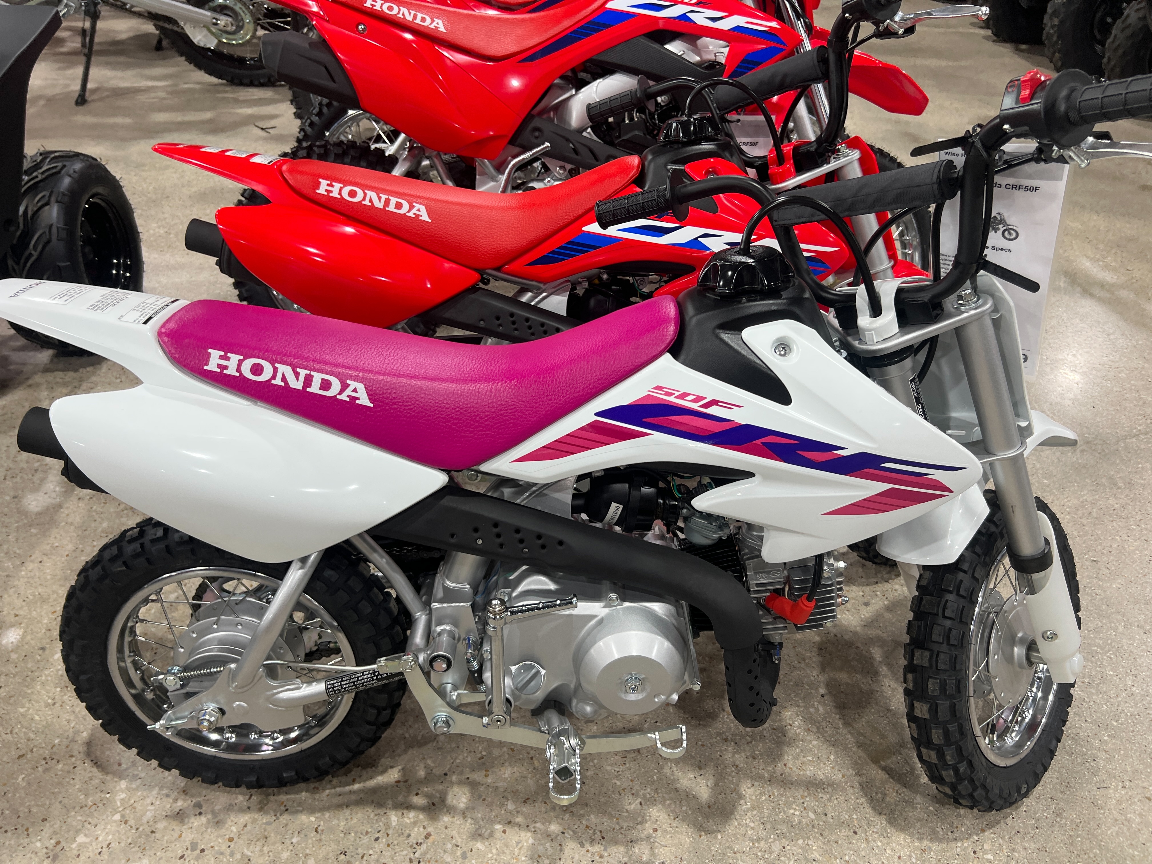 2024 Honda CRF50F at Wise Honda