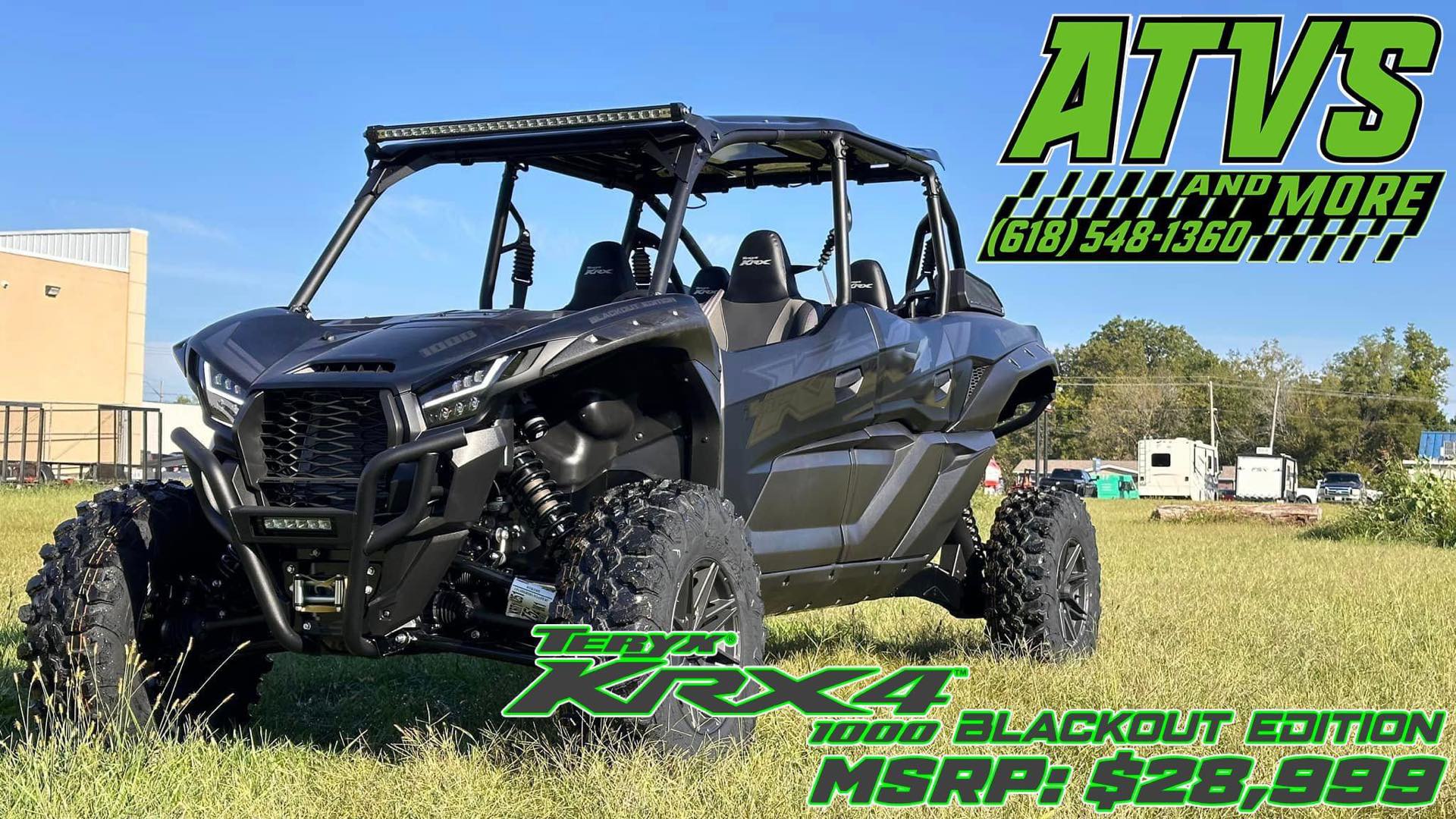 2025 Kawasaki Teryx KRX4 1000 Blackout Edition at ATVs and More