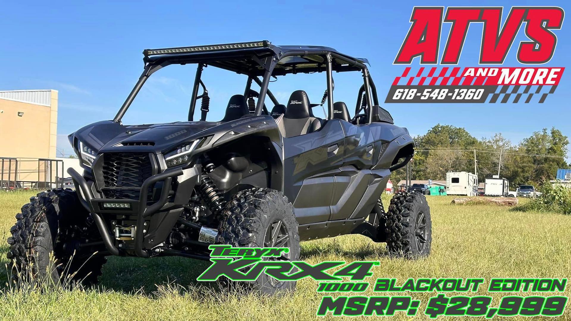 2025 Kawasaki Teryx KRX4 1000 Blackout Edition at ATVs and More