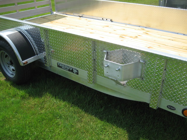 2022 TROPHY TRAILER 6.5x12 DP TI W TONGUE WRAP at Fort Fremont Marine