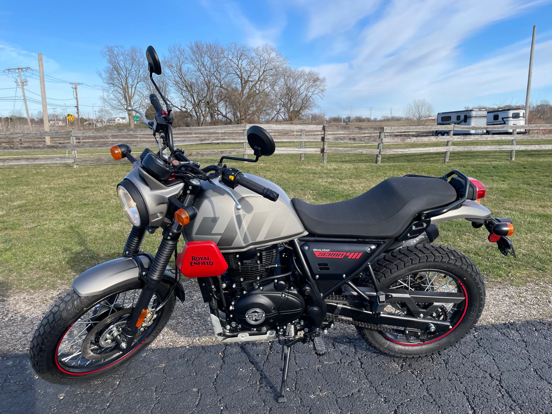 2023 Royal Enfield Scram 411 at Randy's Cycle