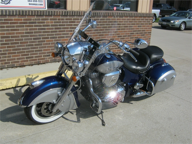 2017 Indian Motorcycle Springfield Sapphire Blue over Star Silver at Brenny's Motorcycle Clinic, Bettendorf, IA 52722