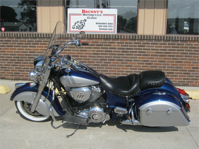 2017 Indian Motorcycle Springfield Sapphire Blue over Star Silver at Brenny's Motorcycle Clinic, Bettendorf, IA 52722