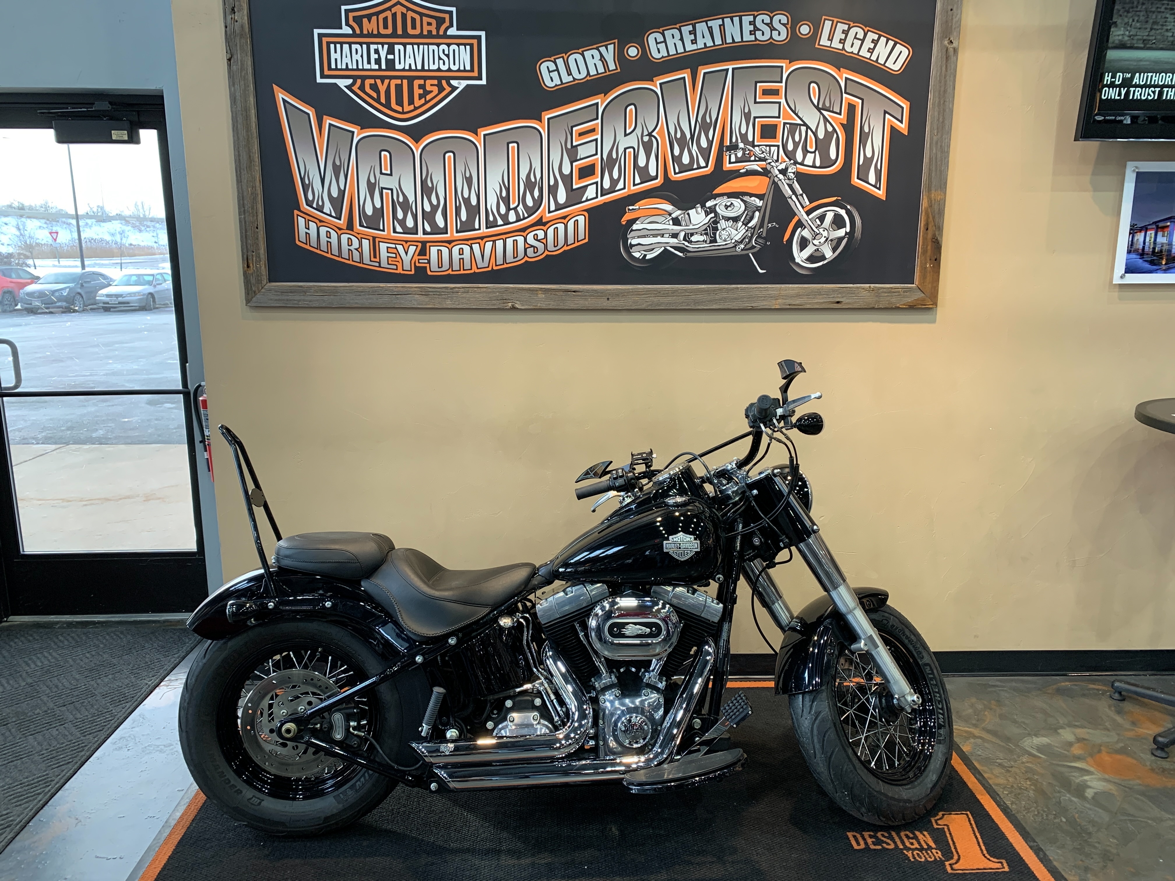 2015 softail slim sissy clearance bar