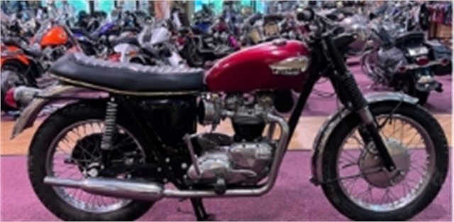 1966 TRIUMP BONNEVILLE at #1 Cycle Center