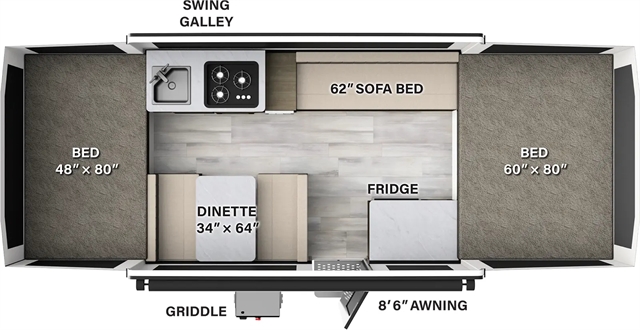 2021 Forest River Flagstaff SE 207 at Jerry Whittle Boats