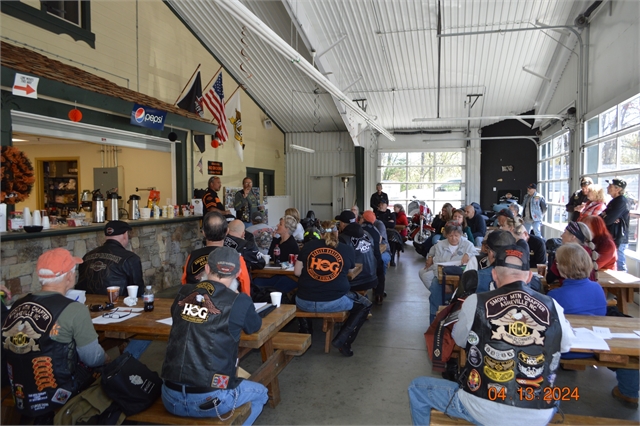 2024 April 13 SMHOG Monthly Meeting & Hoot Nannie Lunch Ride Photos at Smoky Mountain HOG