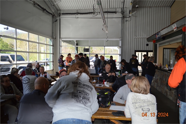 2024 April 13 SMHOG Monthly Meeting & Hoot Nannie Lunch Ride Photos at Smoky Mountain HOG