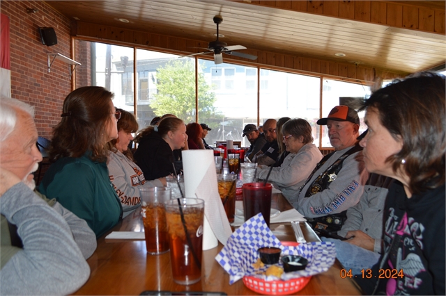 2024 April 13 SMHOG Monthly Meeting & Hoot Nannie Lunch Ride Photos at Smoky Mountain HOG