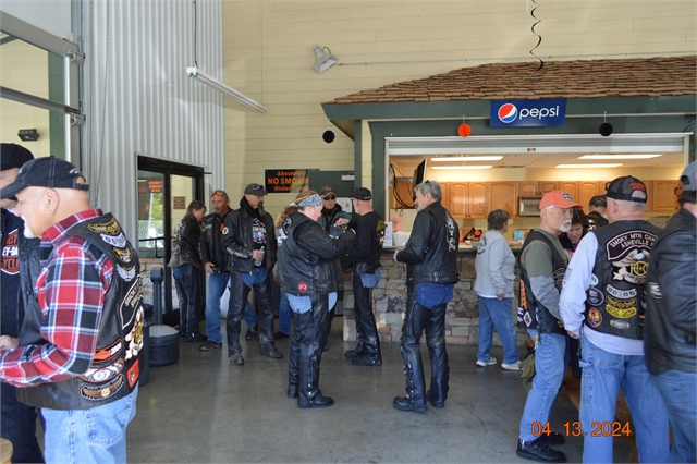 2024 April 13 SMHOG Monthly Meeting & Hoot Nannie Lunch Ride Photos at Smoky Mountain HOG