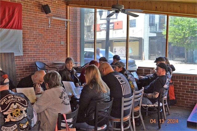 2024 April 13 SMHOG Monthly Meeting & Hoot Nannie Lunch Ride Photos at Smoky Mountain HOG