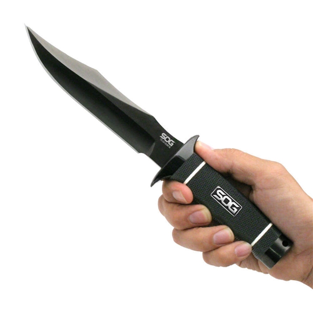 2019 SOG Knife Black TiNi at Harsh Outdoors, Eaton, CO 80615