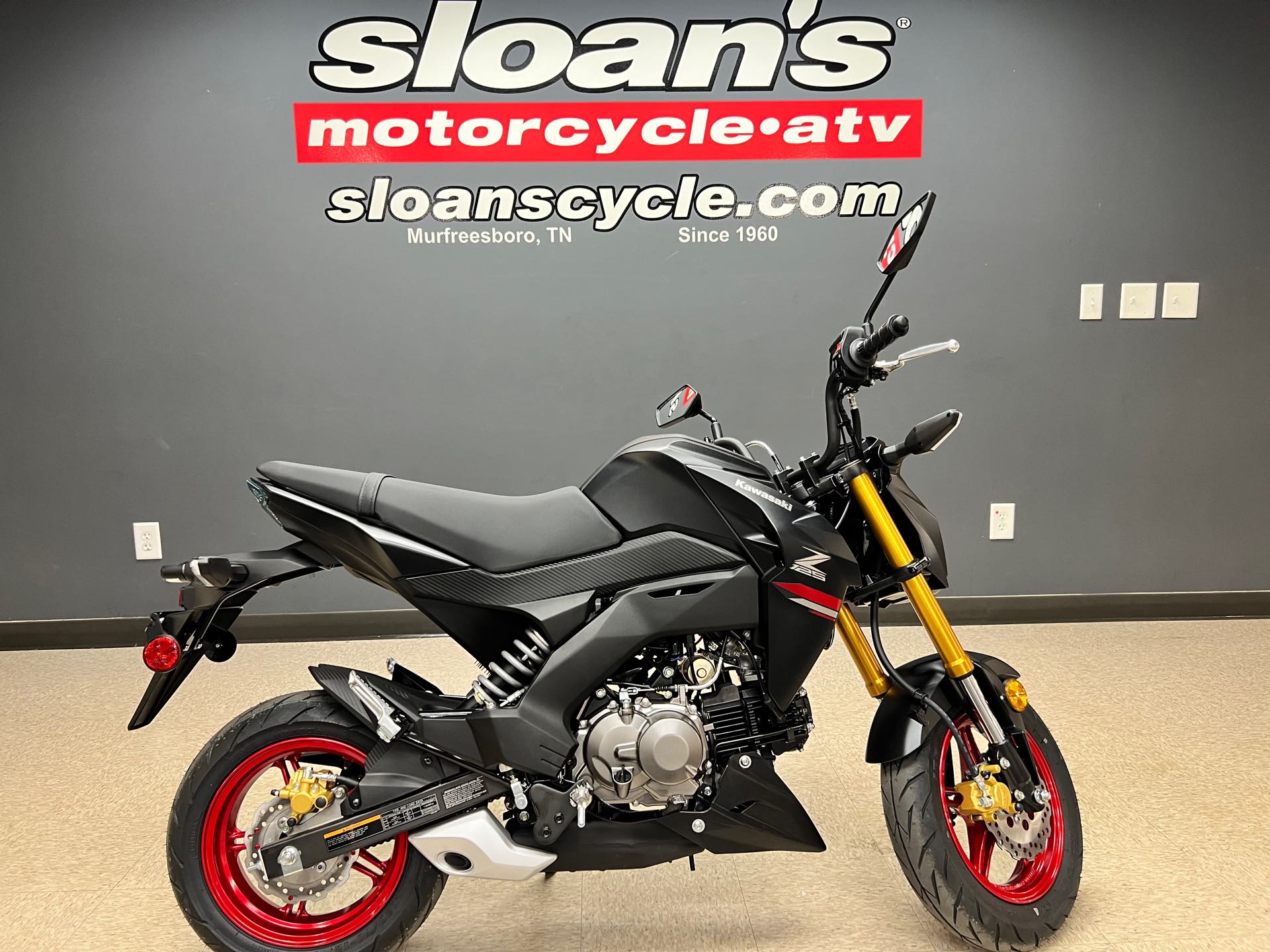 2022 Kawasaki Z125 PRO Base at Sloans Motorcycle ATV, Murfreesboro, TN, 37129