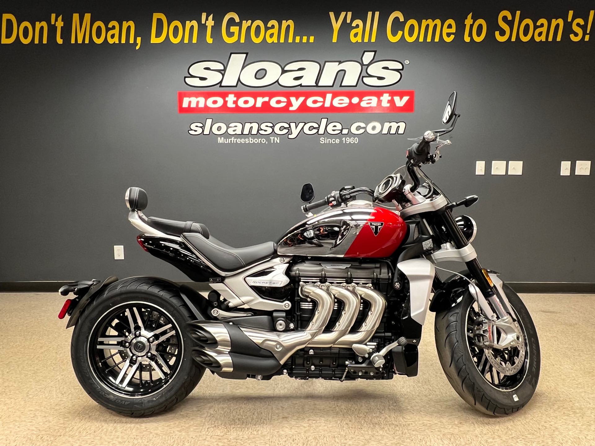 2023 Triumph Rocket 3 GT Chrome Edition at Sloans Motorcycle ATV, Murfreesboro, TN, 37129