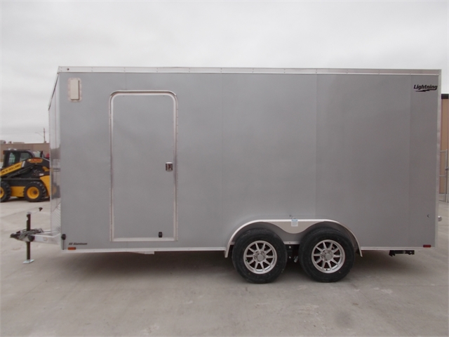 2023 Lightning Trailers 7' Wide Flat Top LTF716TA2 at Nishna Valley Cycle, Atlantic, IA 50022