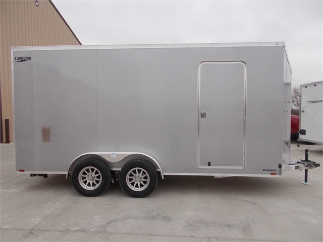 2023 Lightning Trailers 7' Wide Flat Top LTF716TA2 at Nishna Valley Cycle, Atlantic, IA 50022