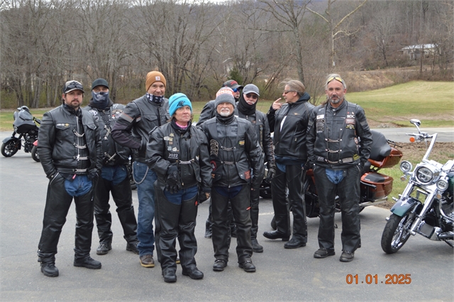 2025 Annual New Years Chili Buns Ride Photos at Smoky Mountain HOG