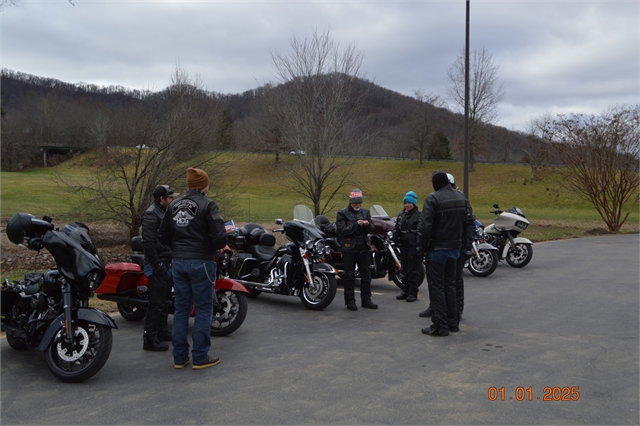 2025 Annual New Years Chili Buns Ride Photos at Smoky Mountain HOG