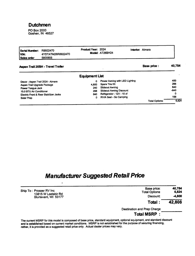 2024 Keystone Aspen Trail at Prosser's Premium RV Outlet