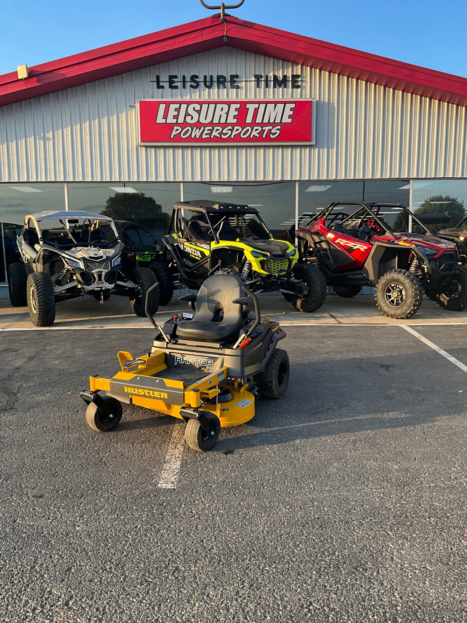 2023 Hustler Raptor XL 42” at Leisure Time Powersports of Corry