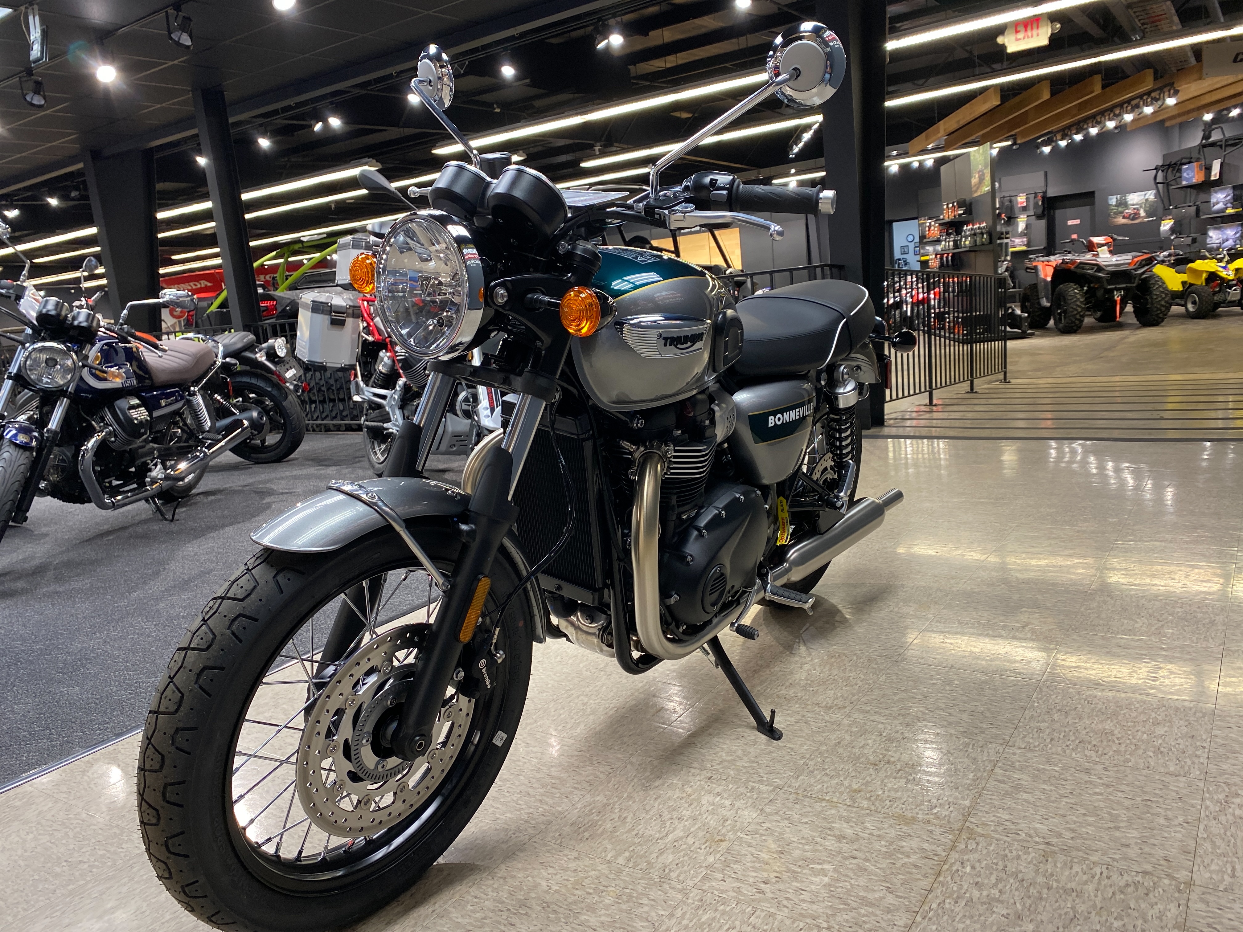 2022 Triumph Bonneville T100 Gold Line at Sloans Motorcycle ATV, Murfreesboro, TN, 37129
