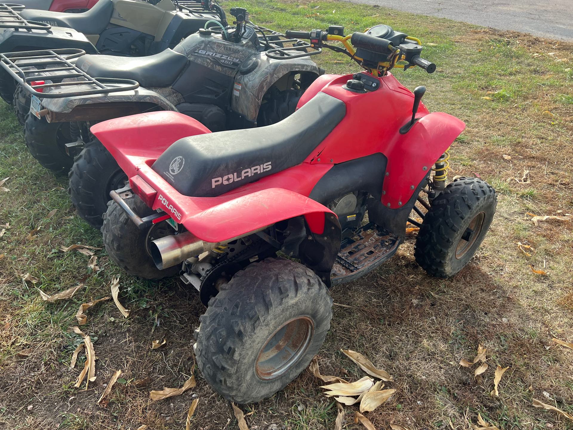 2002 POLARIS 500 SCRAMBLER at Interlakes Sport Center