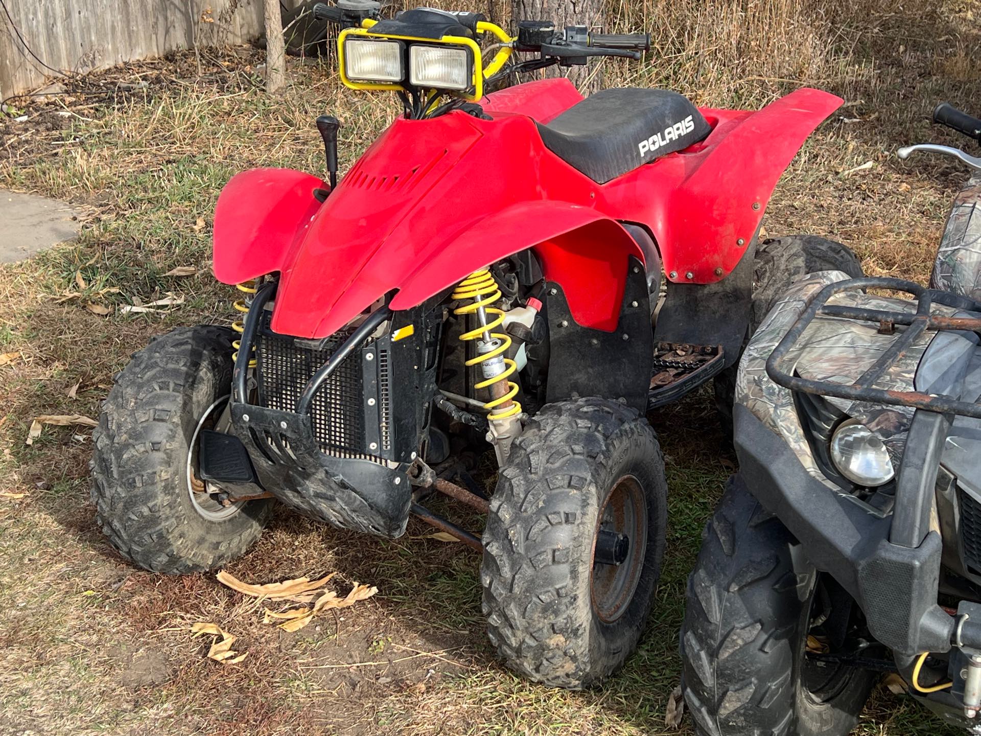 2002 POLARIS 500 SCRAMBLER at Interlakes Sport Center