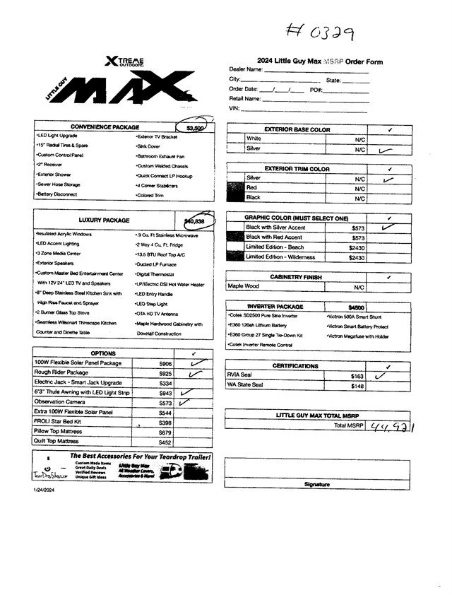 2024 Little Guy Max Base at Prosser's Premium RV Outlet