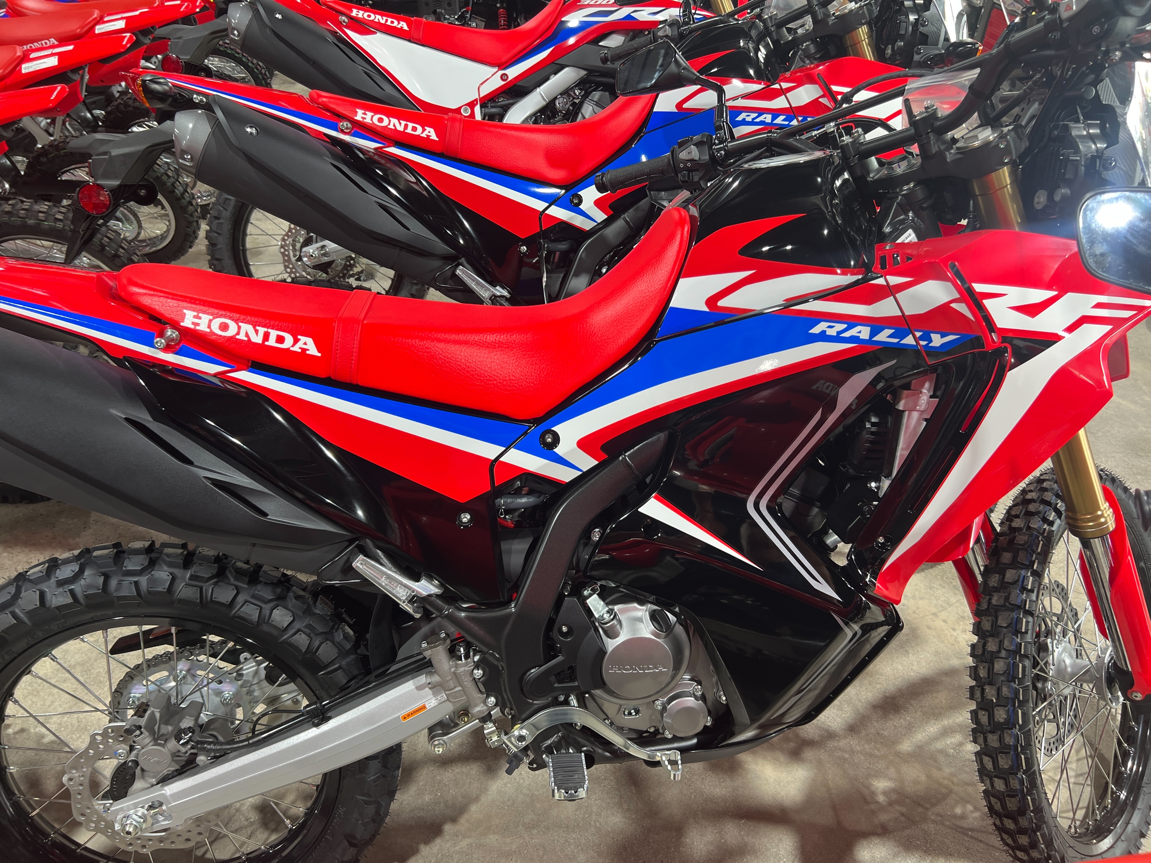 2023 Honda CRF 300L Rally at Wise Honda