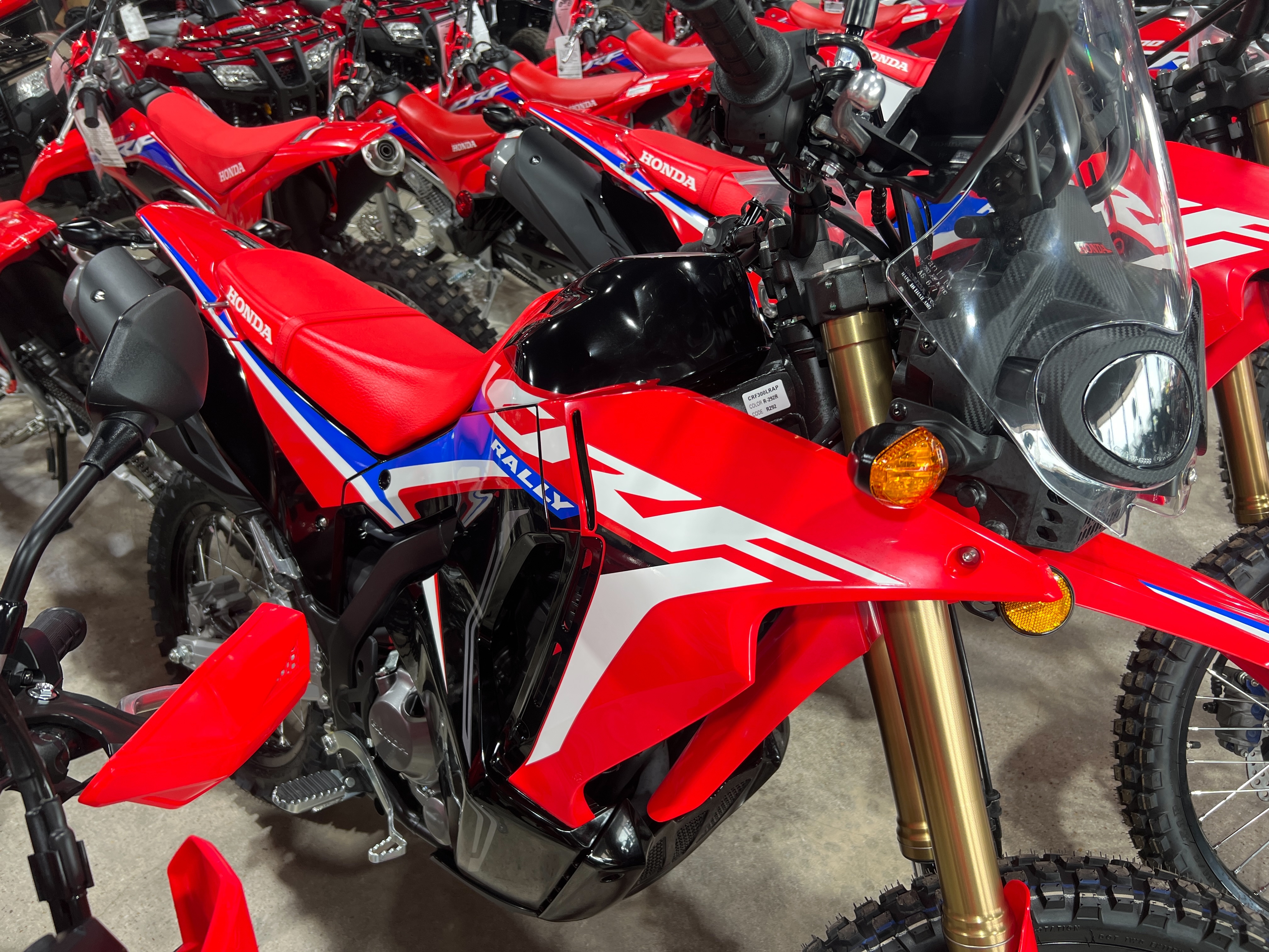 2023 Honda CRF 300L Rally at Wise Honda