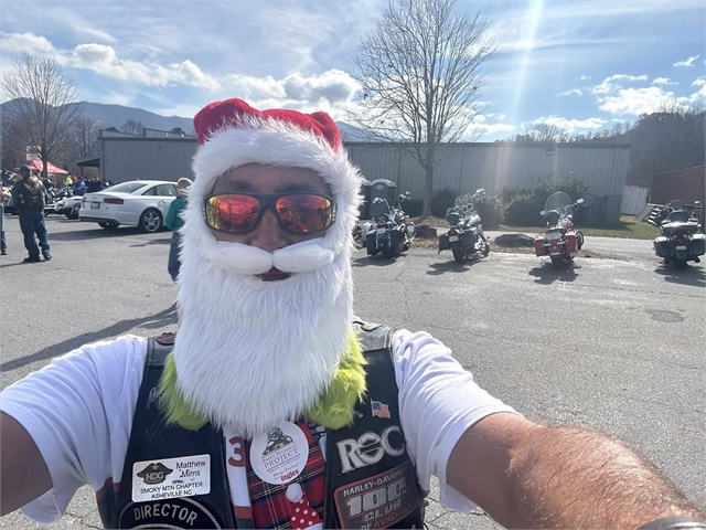 2024 Santa Selfies Photos at Smoky Mountain HOG