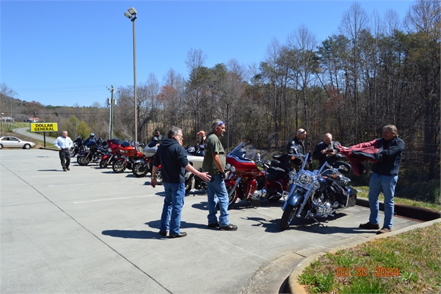 2024 March 30 Robert's Into The Foothills Ride Photos at Smoky Mountain HOG