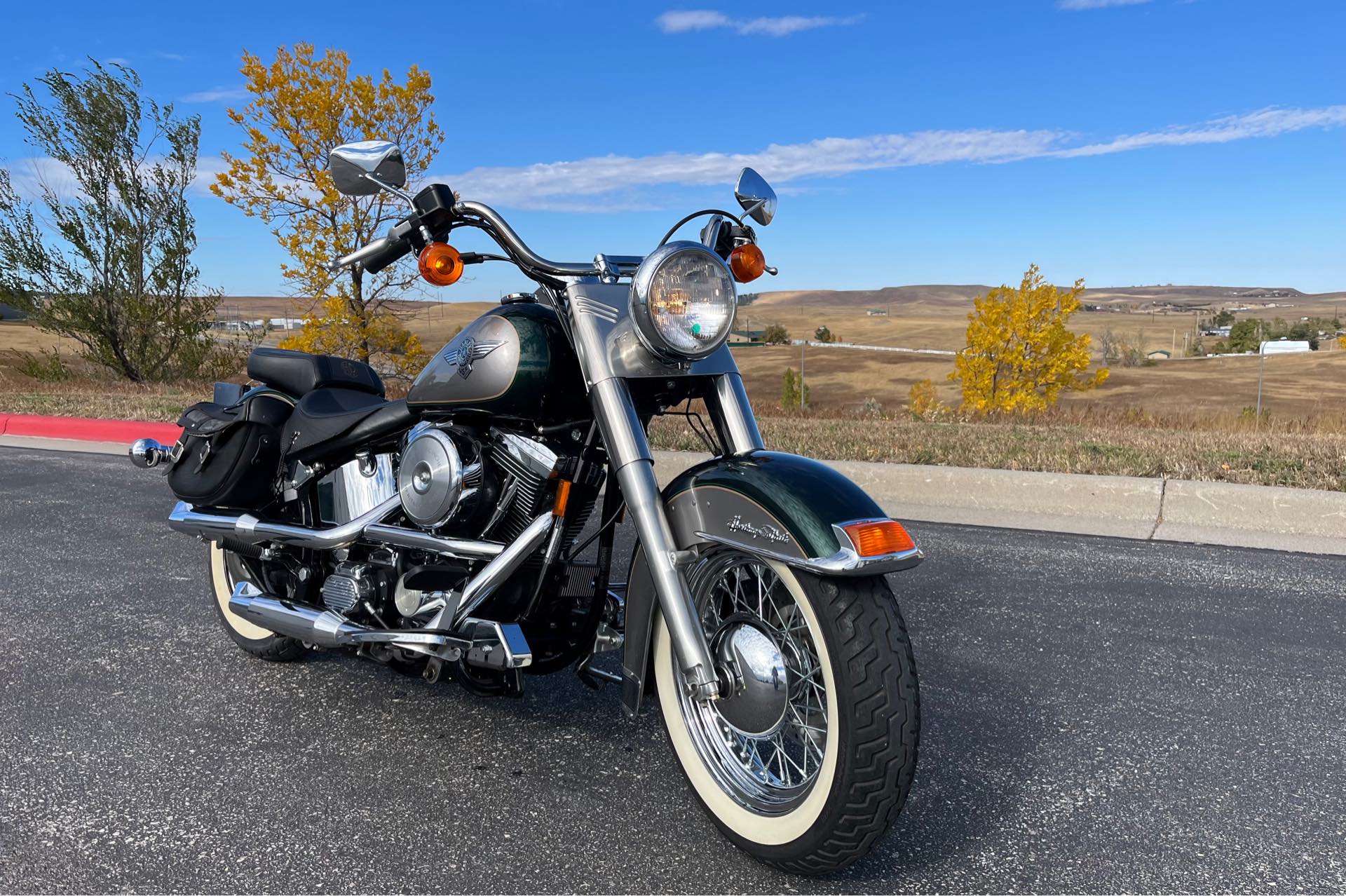 1996 Harley Davidson Heritage Softail Nostalgia FLSTN at Mount Rushmore Motorsports