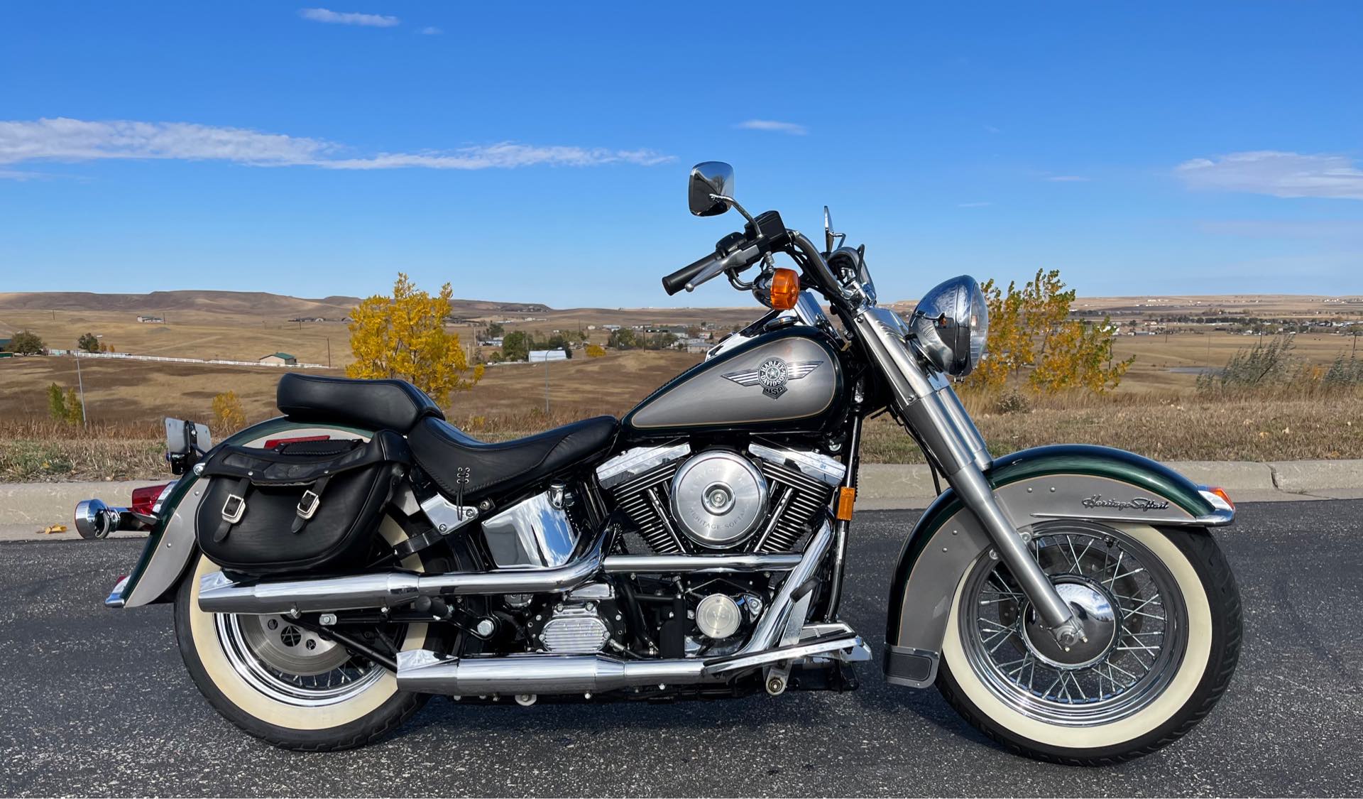 1996 Harley Davidson Heritage Softail Nostalgia FLSTN at Mount Rushmore Motorsports