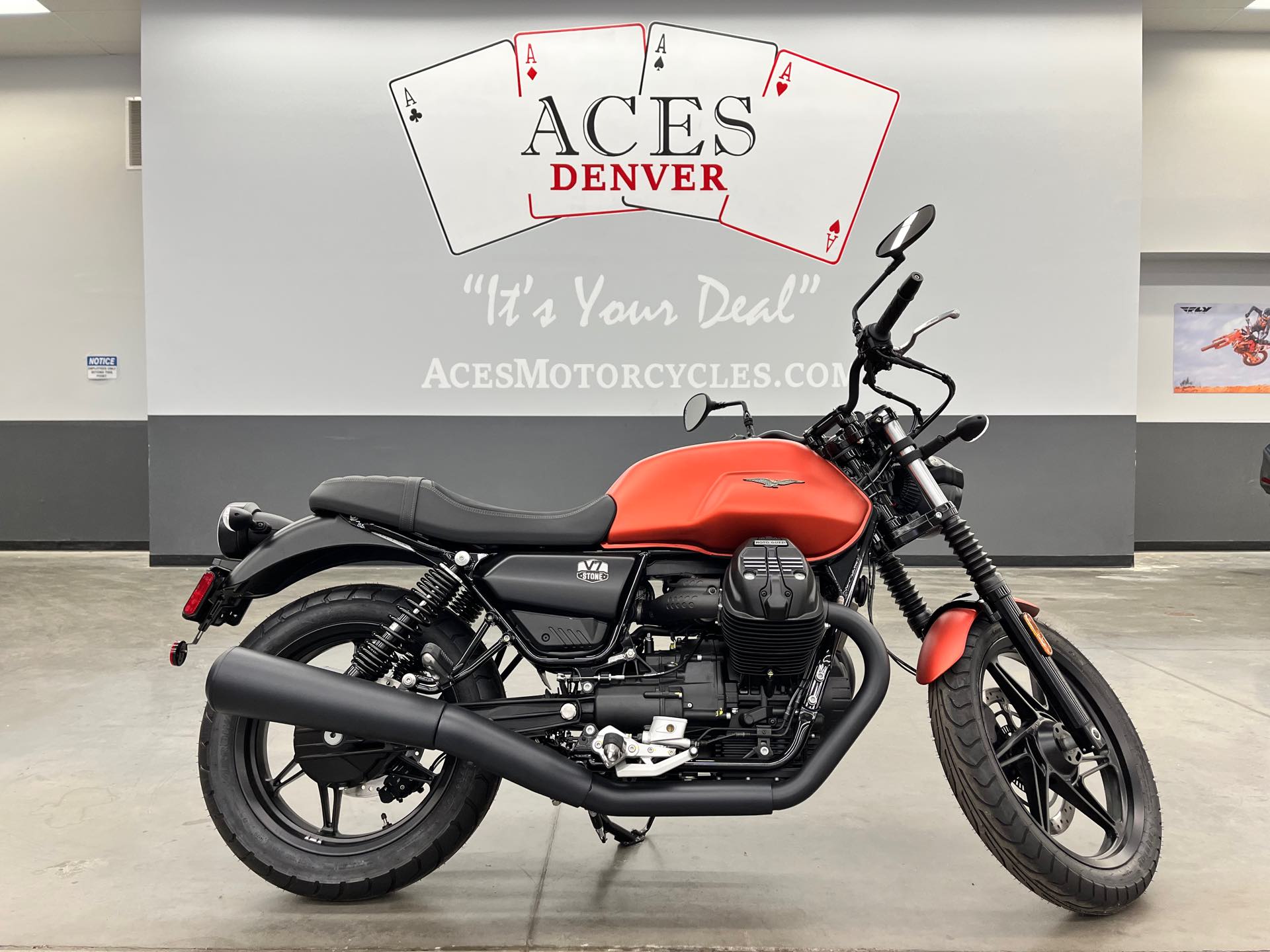 2022 Moto Guzzi V7 Stone E5 at Aces Motorcycles - Denver